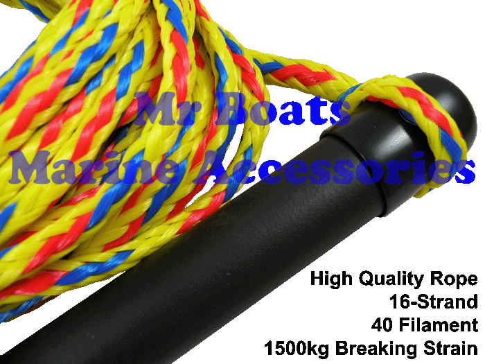 WATER SKI WAKEBOARD Rope 75ft Comfortable Handle ★NEW★ Island Inflatables